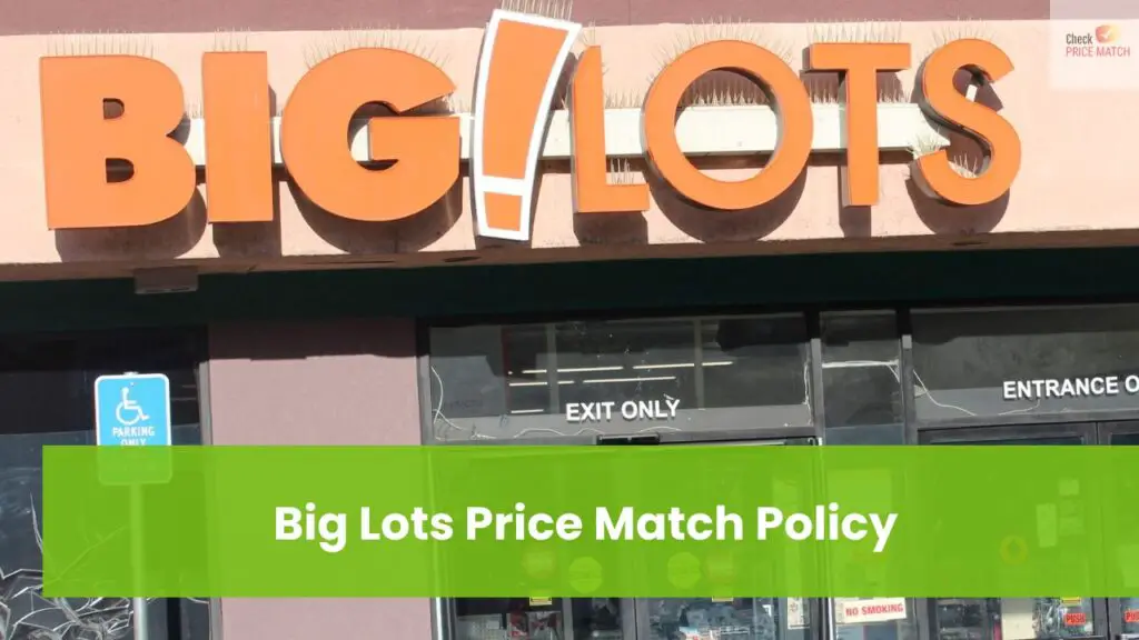Big Lots Price Match Policy How This Store's Price Matching Works